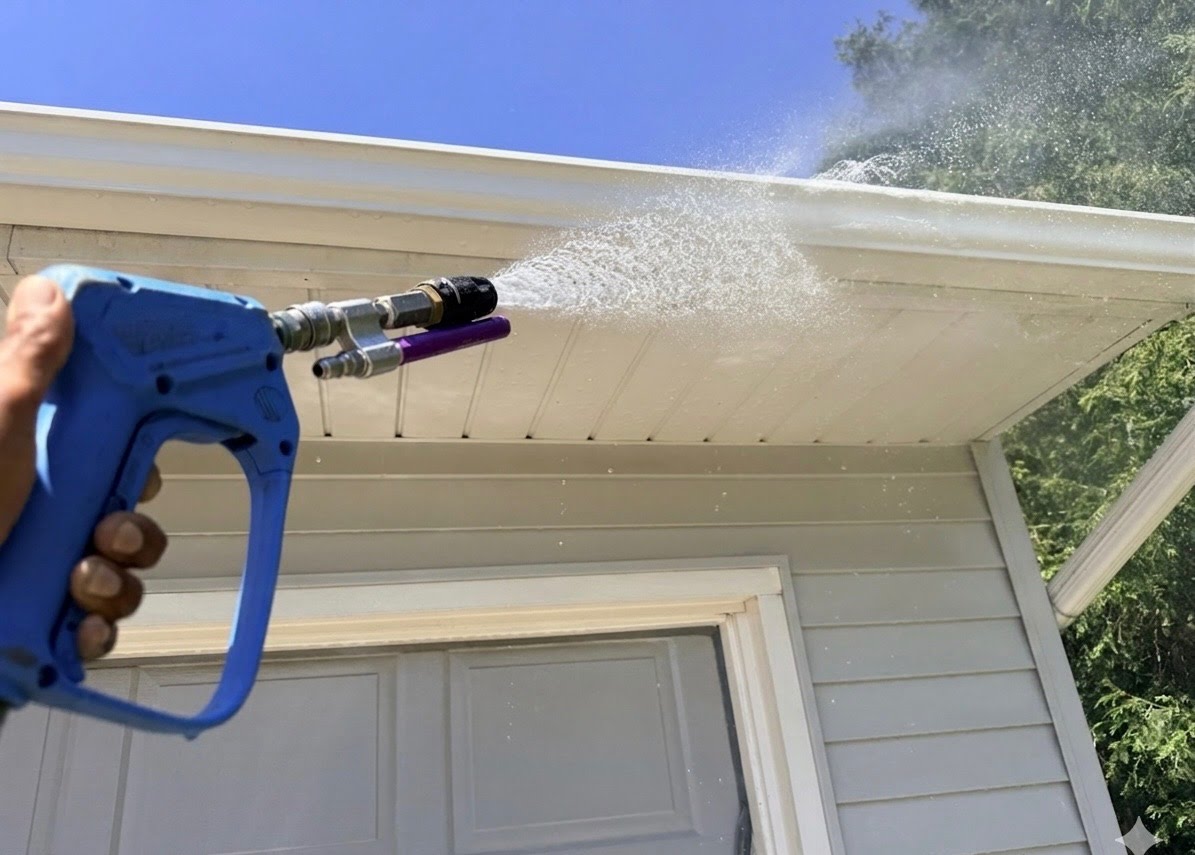 Gutter cleaning service — Rapid River Pro Wash