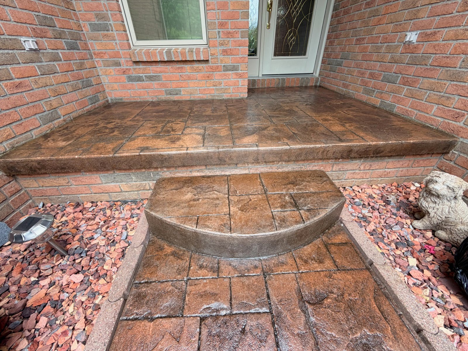 Stamped concrete and paver sealing — Rapid River Pro Wash
